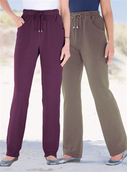 2 Pack Fleece Pants - Short Length - Infashion