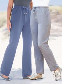 2 Pack Fleece Pants - Short Length