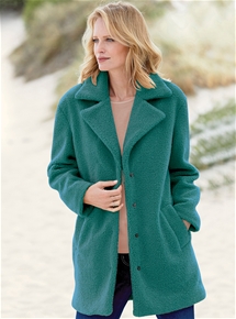Long Sherpa Fleece Coat