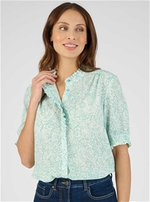 Ruffle Detail Blouse