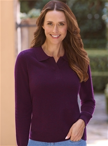 Polo Neck Merino Wool Sweater