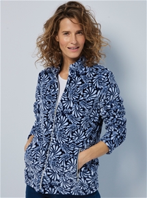 Printed Fleece Jacket