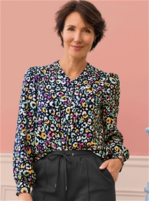 Rainbow Poppies Blouse