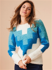 Cuddly Geometric Sweater