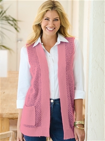 Lacey Knit Vest