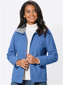 Cuddly Contrast Fleece Jacket