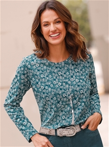 Shadow Floral Tee
