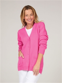 Cotton Button Front Cardigan