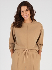 Seamed Front Sweatshirt