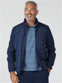 Mens Thermolactyl Zip Up Quilted Jacket