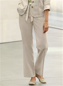 Linen Tie Waist Pants