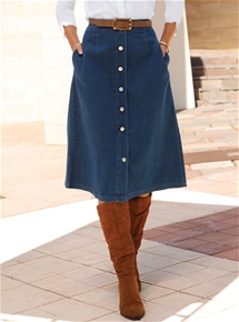 Denim Skirt