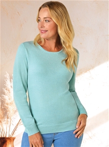 Crew Neck Merino Wool Sweater