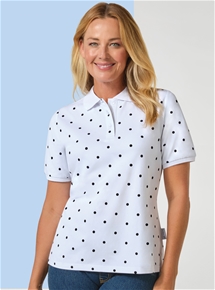 Short Sleeve Printed Polo